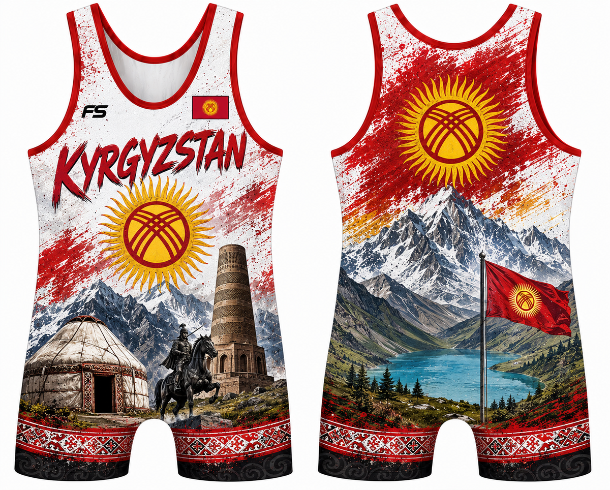 Kyrgyzstan Wrestling Singlet