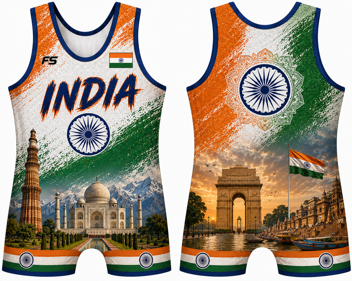India Wrestling Singlet