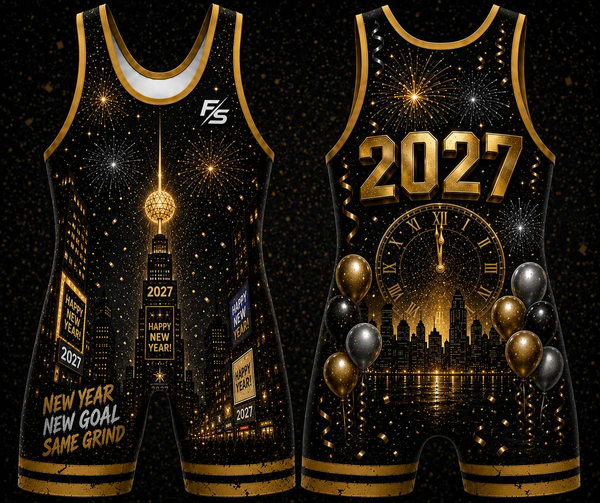 New Year Holiday Wrestling Singlet