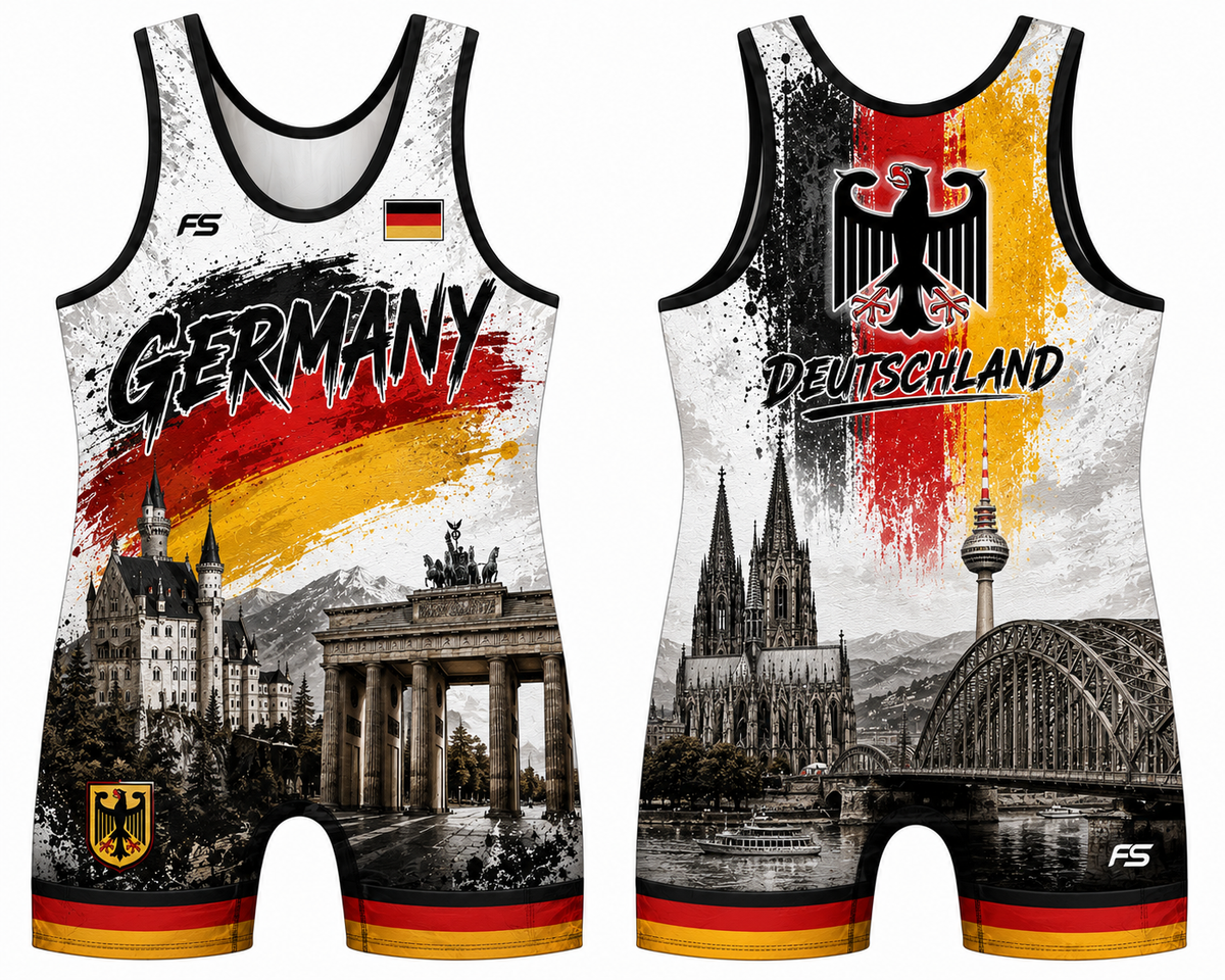 Germany Wrestling Singlet