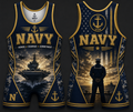 Navy Military Singlets