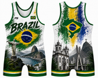 South America Wrestling Singlet