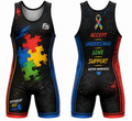 Autism Awareness Wrestling Singlet