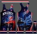 New Jersey Wrestling Singlet