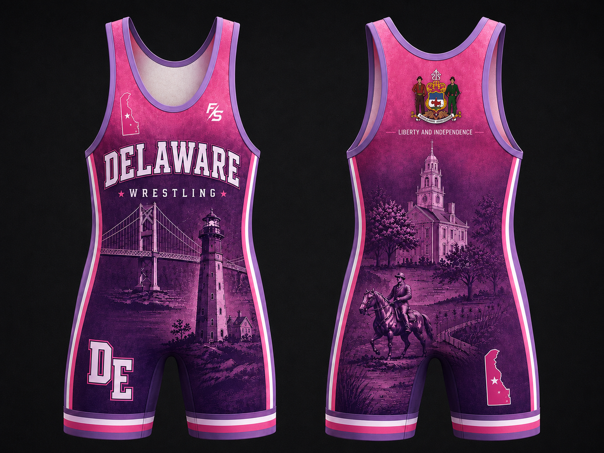 Delaware Wrestling Singlet
