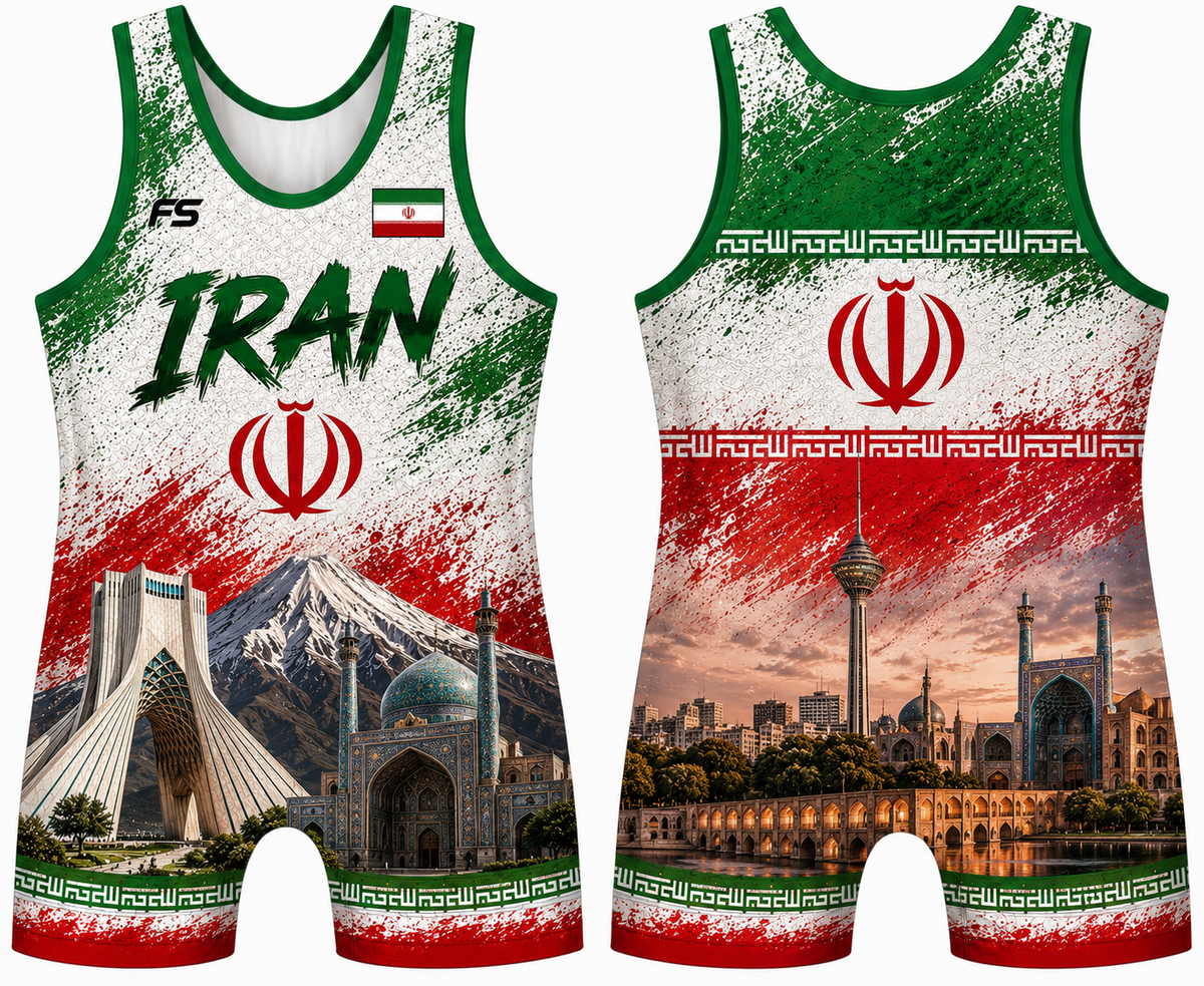 Iran Wrestling Singlet