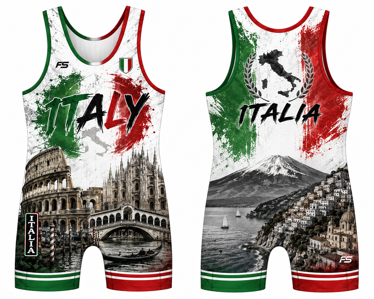 Italy Wrestling Singlet
