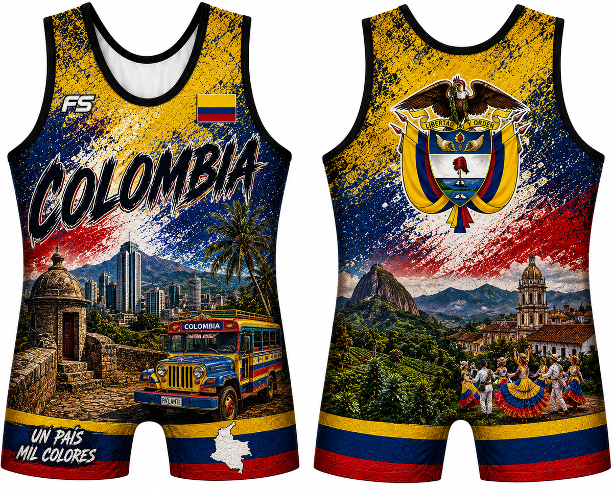 Country Wrestling Singlet