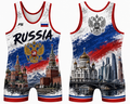 Russia Wrestling Singlet