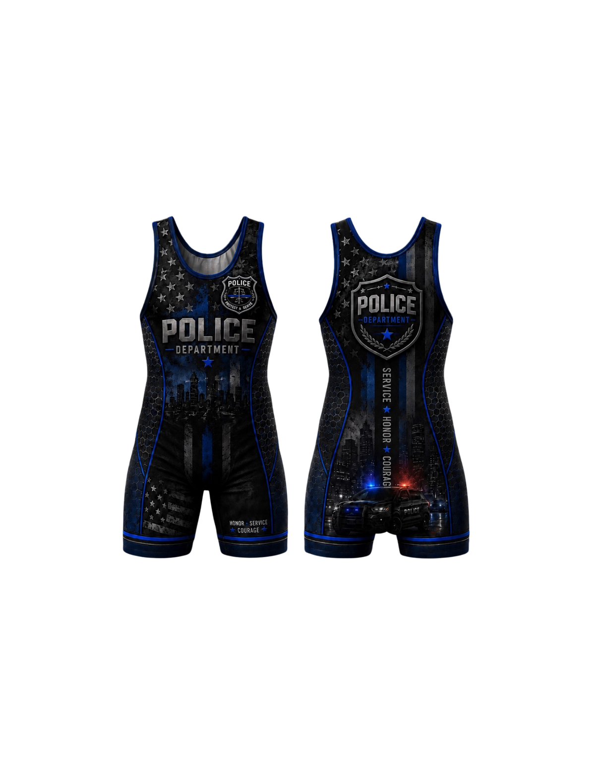 Police Department First Responders Singlets